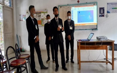 Kegiatan sidang Prakerin SMK Informatika Bina Generasi